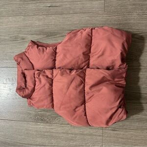 Old Navy Terracotta Puffer Vest